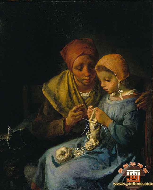 ᘿnThe Knitting Lesson_ͮƷp