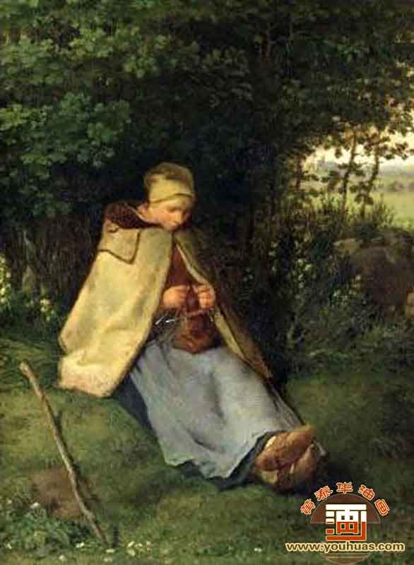 ŮSeated Shepherdess_ͮƷp